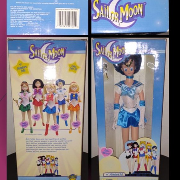 Sailor Mercury 17" Adventure Doll from 2000 Licensed by DiC Entertainment NIB - Picture 2 of 11